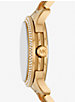 Runway Pavé Gold-Tone and Tiger's Eye Watch image number 1