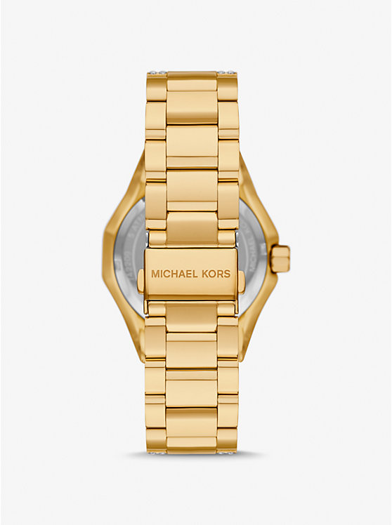 Oversized Raquel Pavé Gold-Tone Watch image number 2