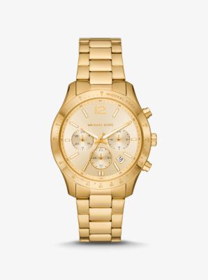 Oversized Berkley Gold-Tone Watch image number 0