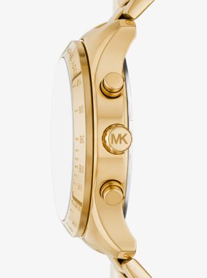 Oversized Berkley Gold-Tone Watch image number 1