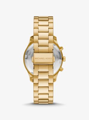 Oversized Berkley Gold-Tone Watch