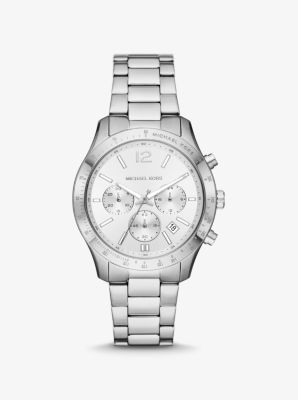 Oversized Berkley Silver-Tone Watch image number 0