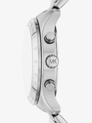 Montre surdimensionnée Berkley de ton argent