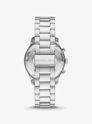 Oversized Berkley Silver-Tone Watch image number 2