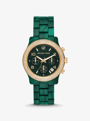 Michael kors acetate watch sale