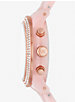 Runway Pavé Rose Gold-Tone and Blush Acetate Watch image number 1