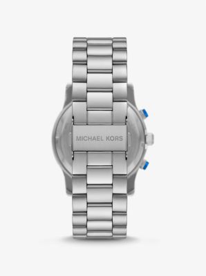 Watch Hunger Stop Oversized Runway Silver-Tone Watch image number 2