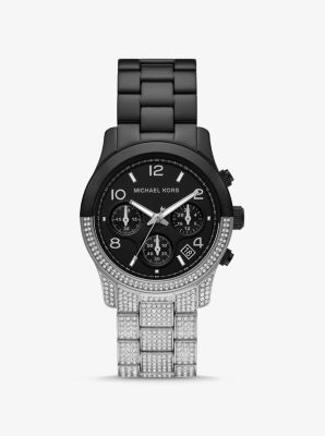 Michael kors ritz discount black tone watch