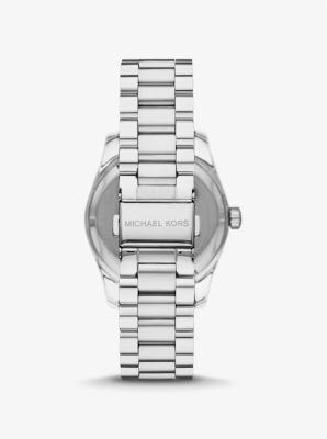 Lexington Pavé Silver-Tone Watch | Michael Kors Canada