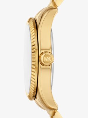 Lexington Pavé Gold-Tone Watch | Michael Kors