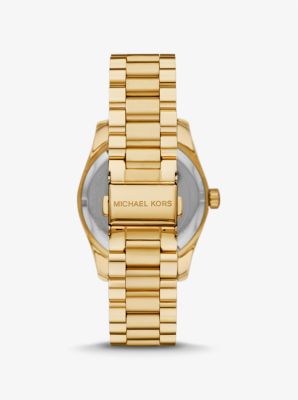Lexington Pavé Gold-Tone Watch | Michael Kors