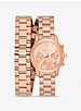 Runway Rose Gold-Tone Wrap Watch image number 0