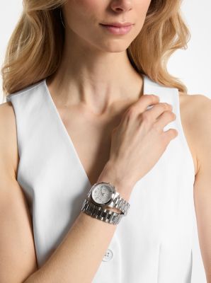 Runway Silver-Tone Wrap Watch | Michael Kors