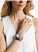 Runway Silver-Tone Wrap Watch image number 3