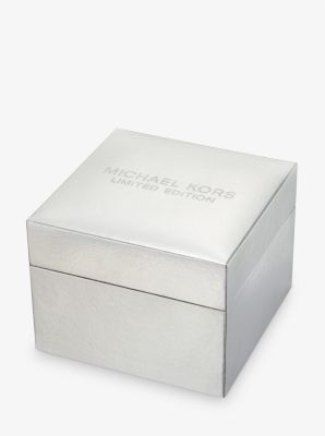 Limited-Edition Petite Runway Pavé Silver-Tone Watch image number 4