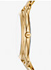 Slim Runway Gold-Tone Curb-Link Watch image number 1