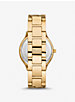 Slim Runway Gold-Tone Curb-Link Watch image number 2