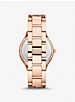Slim Runway Rose Gold-Tone Curb-Link Watch image number 2