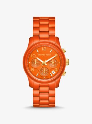 Michael kors sale hot pink watch