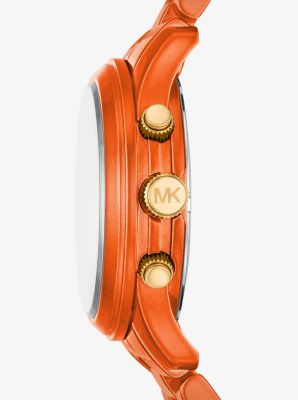 Orangefarbene Armbanduhr Runway in limitierter Auflage image number 1