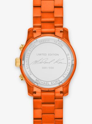 Limited-Edition Runway Orange-Tone Watch | Michael Kors