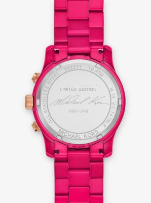 Limited Edition Runway Pink Tone Watch Michael Kors