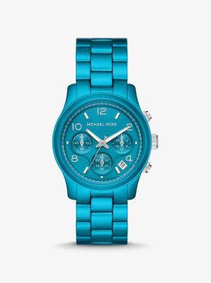 Horloge Runway, blauw en limited edition image number 0