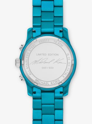 Horloge Runway, blauw en limited edition image number 3