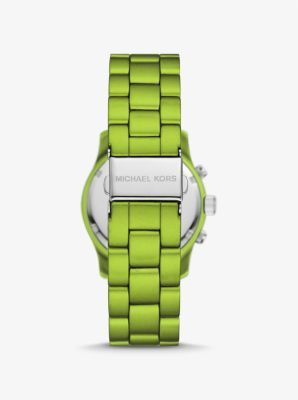 Michael Kors Limited Edition Runway Green Tone Watch MK7480LE 796483644823