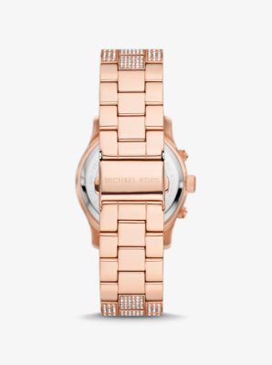 Runway Pavé Rose Gold-Tone Watch image number 2