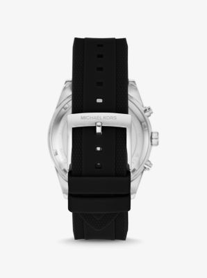 Oversized Hadyn Pavé Silver-Tone Watch