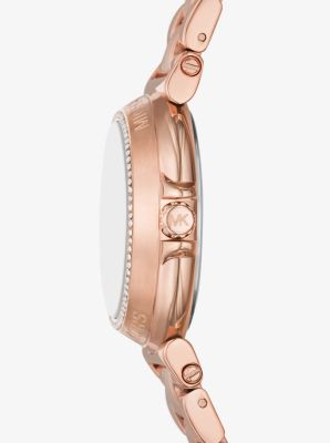 Mini Maren Pavé Rose Gold-Tone Watch image number 1