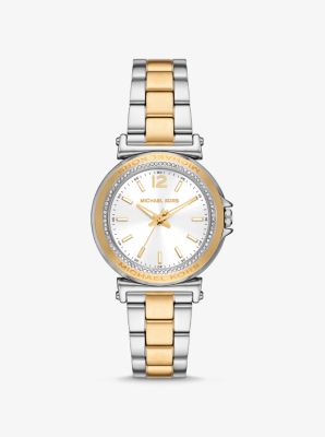 Mini Maren Pave Two Tone Watch