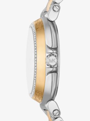 Mini Maren Pavé Two-Tone Watch image number 1