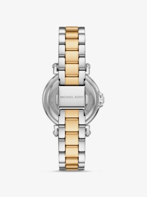 Mini Maren Pavé Two-Tone Watch image number 2