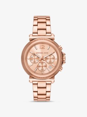 Oversized Maren Rose Gold Tone Watch