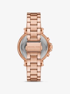 Montre Maren ton or rose surdimensionnée image number 2