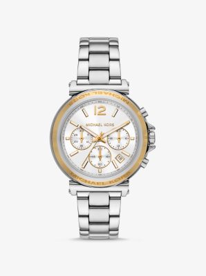 Oversized Maren Silver Tone Watch