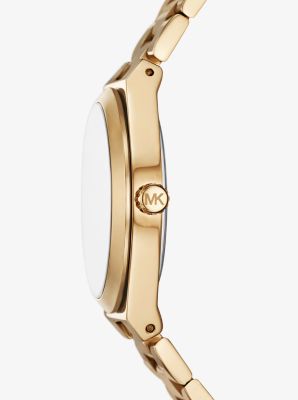 Lennox Animal Pavé Gold-Tone Watch image number 1