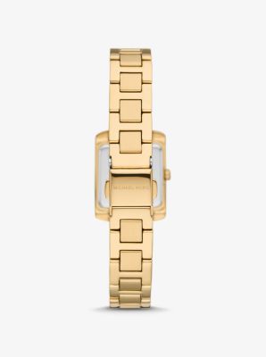 Mini Emery Pavé Gold-Tone Watch and Bracelet Gift Set image number 2