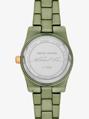 Limited-Edition Petite Lexington Green-Tone Watch