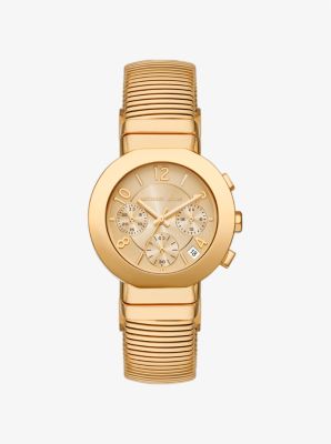 Reloj Gramercy en tono dorado