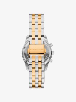 Mini Ritz Pavé Two-Tone Watch image number 2