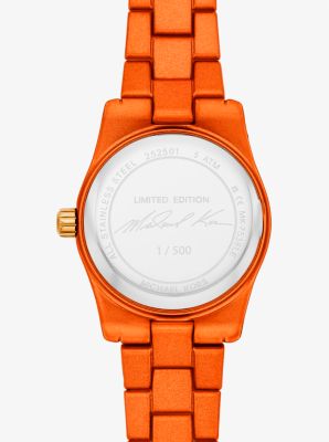 Reloj Lexington petite de edición limitada en tono naranja image number 3