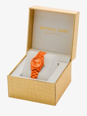 Reloj Lexington petite de edición limitada en tono naranja image number 4