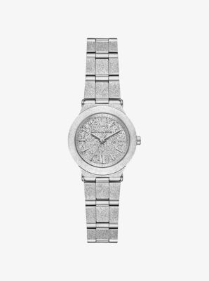 Michael Kors Petite Billie Frosted Silver-tone Watch In Metallic