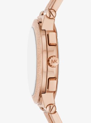 Oversized Billie Frosted Rose Gold-Tone Watch