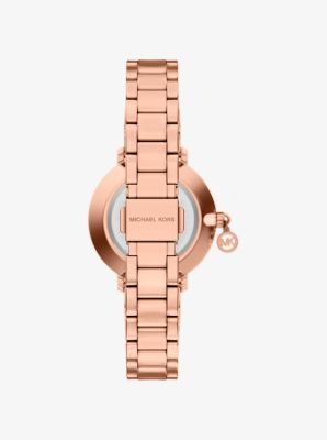 Mini Pyper Pav&eacute; Rose Gold-Tone Watch