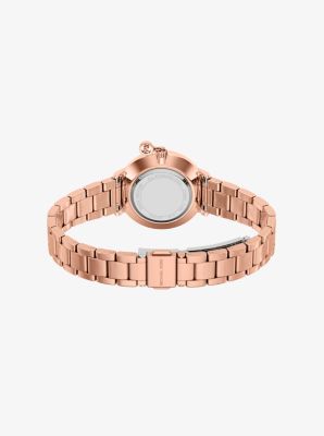 Mini Pyper Pav&eacute; Rose Gold-Tone Watch