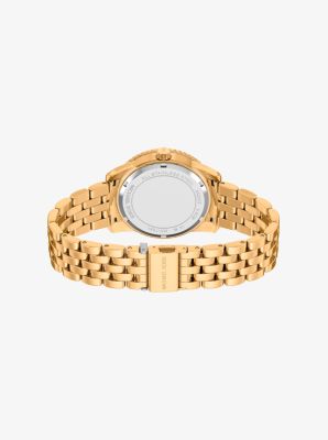 Bryant Pav&eacute; Gold-Tone Watch